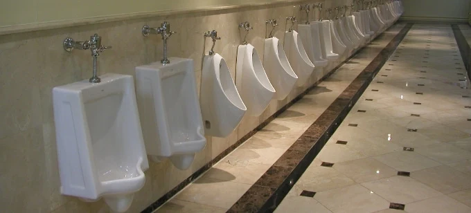 Line of Urinals by Schleman Plumbing